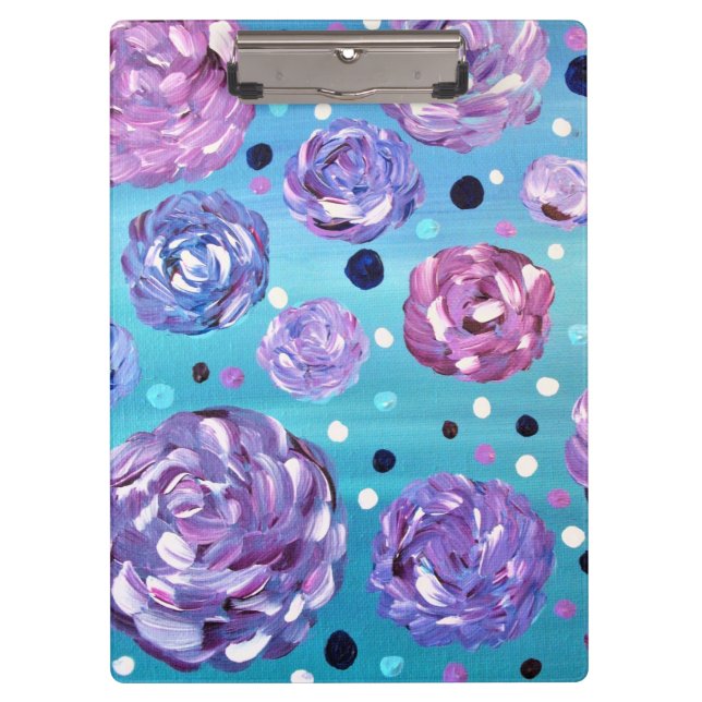 Shower Me With Flowers Clipboard (Front)