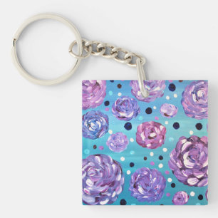 Shower Me With Flowers Key Ring