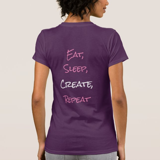 Shower Me With Flowers T-Shirt (Back)