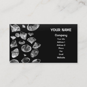 Shower of diamonds business card