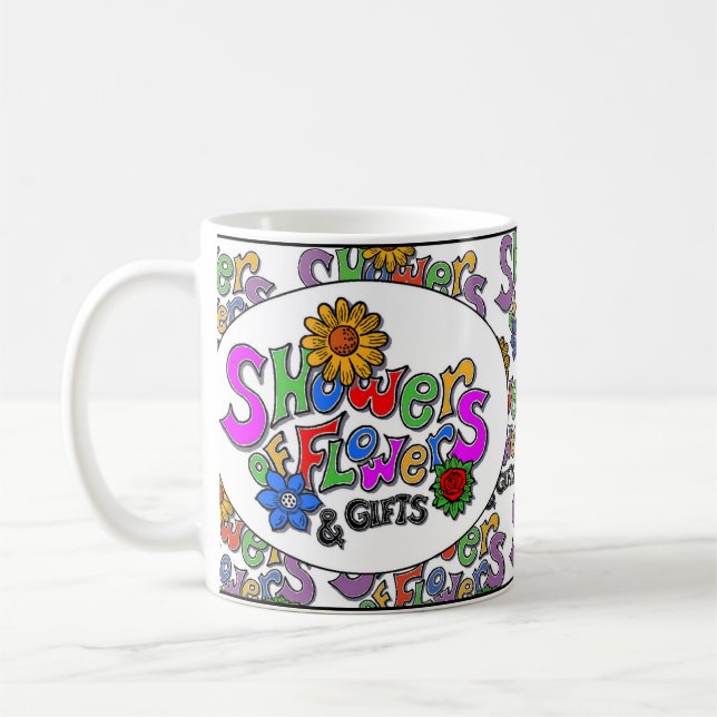 Shower of Flowers Mug (Left)