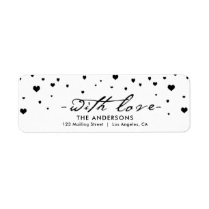 Shower of Hearts Modern Valentine's Day