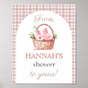 Shower Pink Fresh off the market Bridal Shower Poster