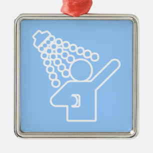 Shower Symbol Metal Tree Decoration