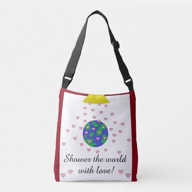 Shower the World with Love Crossbody Bag (Front)