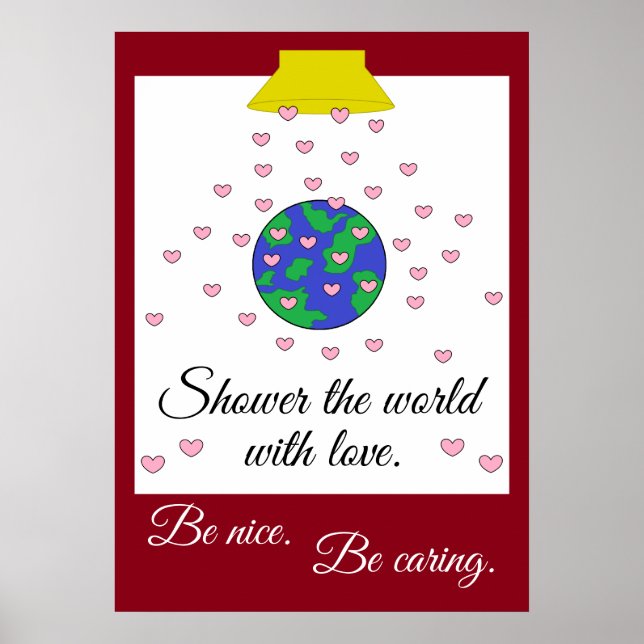 Shower the World with Love: Poster (Front)
