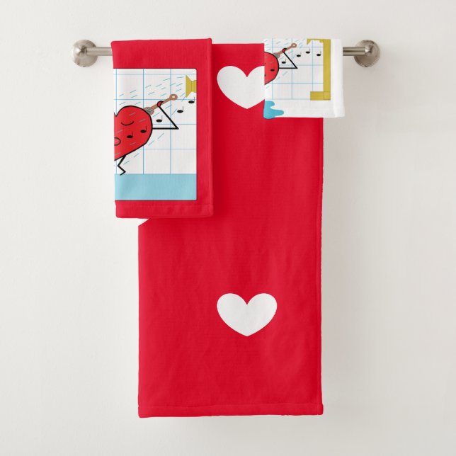 Shower You with Love:  Bath Towel Set (Insitu)
