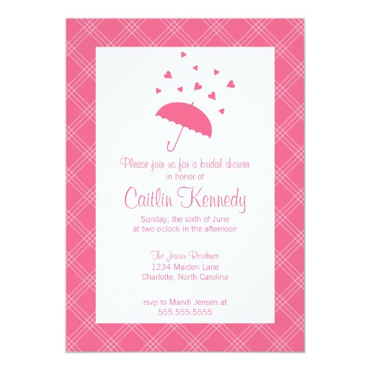 Showered with Love- Bridal Shower Invitation