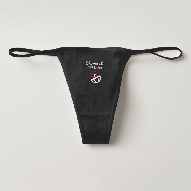 showered with Love Matching Couple Underwear (Front)