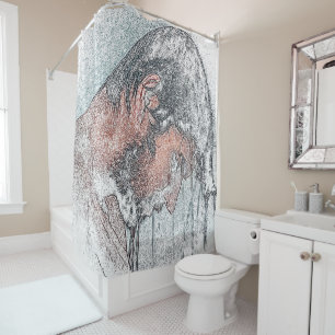 Showerman Shower Curtain