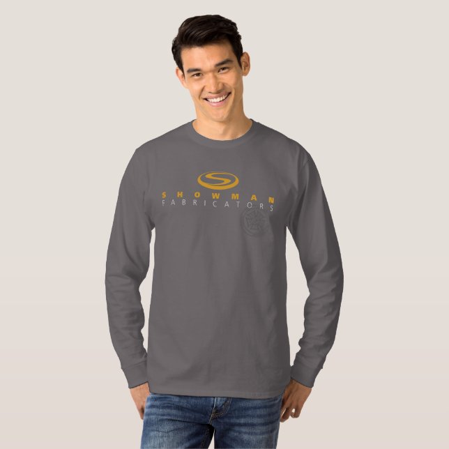 ShowFab Grey Long Sleeve Tee (Front Full)