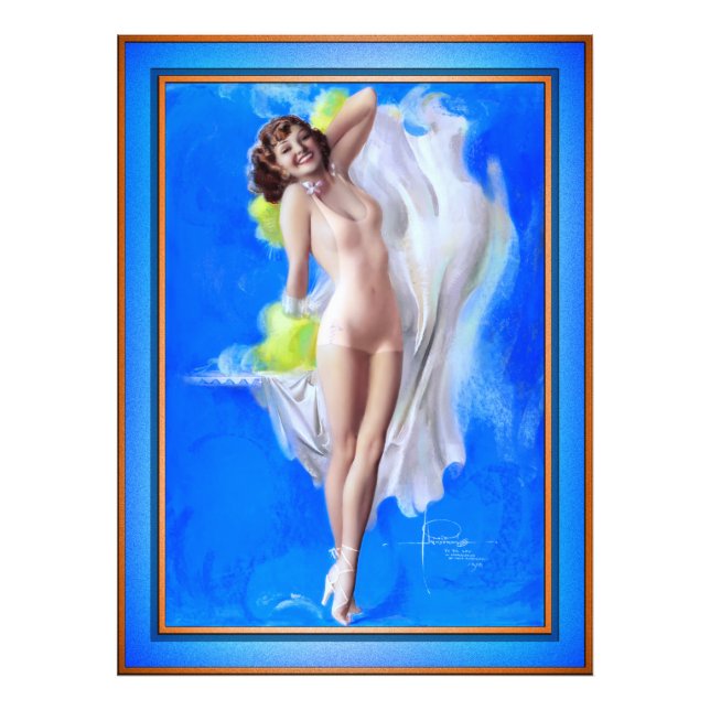Showgirl by American Artist Rolf Armstrong Photo Print (Front)