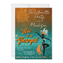 Showgirl Invitation