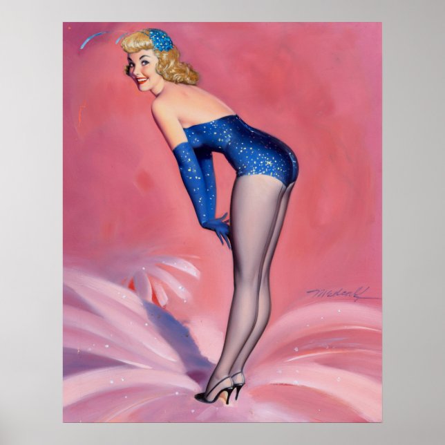 Showgirl Pin Up Poster (Front)