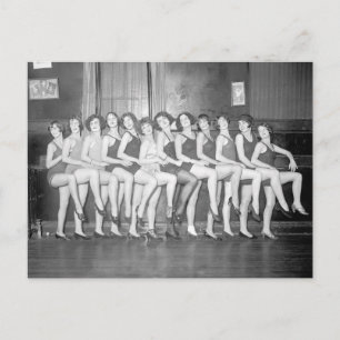 Showgirls, 1924 postcard