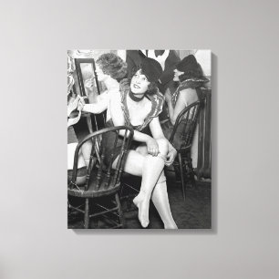 Showgirls Backstage, 1926 Canvas Print