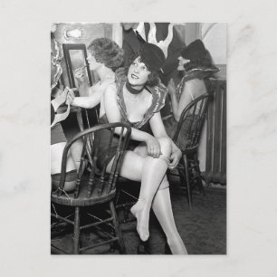 Showgirls Backstage, 1926 Postcard