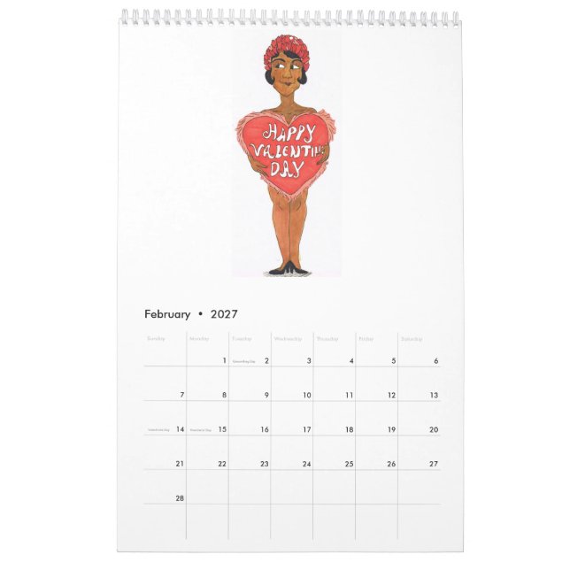 Showgirls Calendar (Feb 2027)