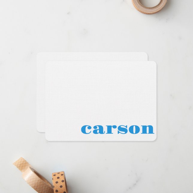 Showing Gratitude Kids Thank You Card (Front/Back In Situ)