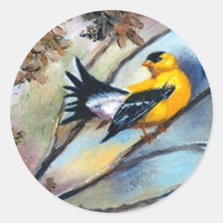 Showing Off Bird Stickers