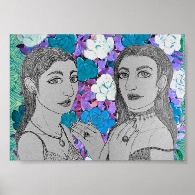 Showing off the Wedding rings  Poster (Front)