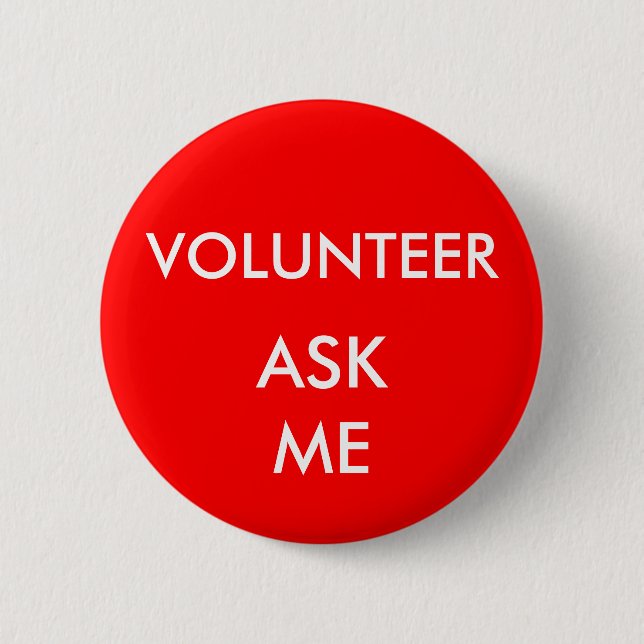 Shows and Special Events Volunteer Ask Me Badge (Front)