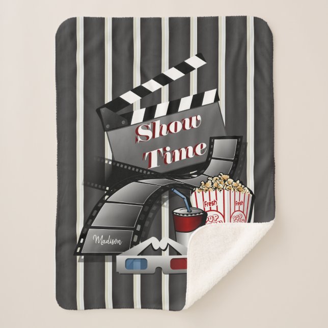 Showtime Cinema Theatre Sherpa Blanket (Front)