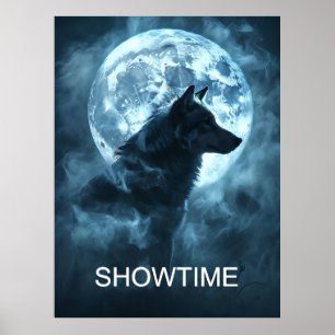 Showtime Werewolf Poster, Full Moon Transformation Poster