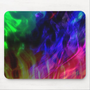 Showy red and dark blue submerged in gentle waves  mouse mat