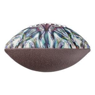 Showy texture kaleidoscope in sandy silvery colour american football