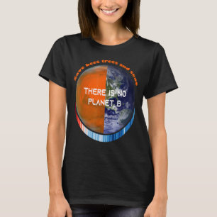 ShowYourStripes SAVE BEES TREES AND SEAS NO PLANET T-Shirt