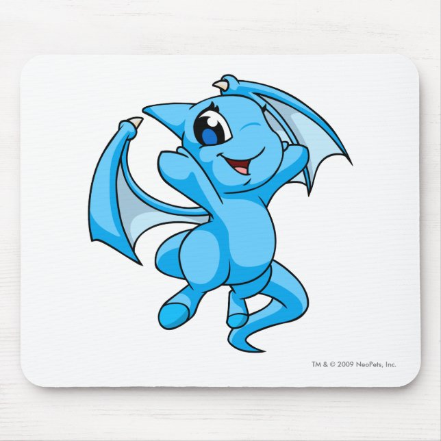 Shoyru Blue Mouse Mat (Front)