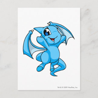 Shoyru Blue Postcard