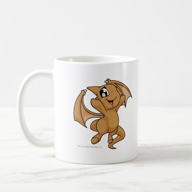Shoyru Brown Coffee Mug (Left)