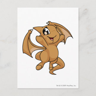Shoyru Brown Postcard