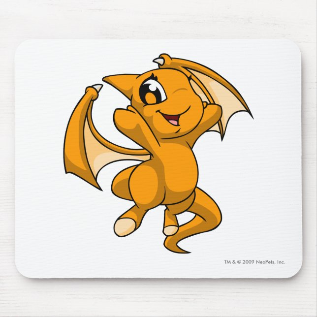 Shoyru Orange Mouse Mat (Front)