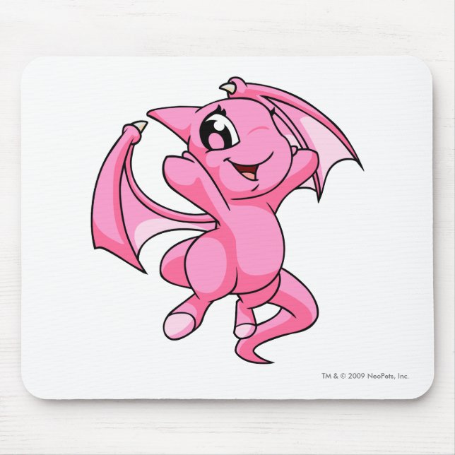 Shoyru Pink Mouse Mat (Front)