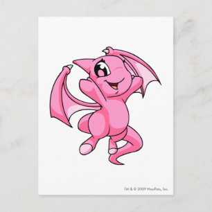 Shoyru Pink Postcard