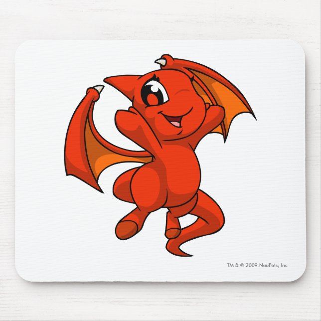 Shoyru Red Mouse Mat (Front)