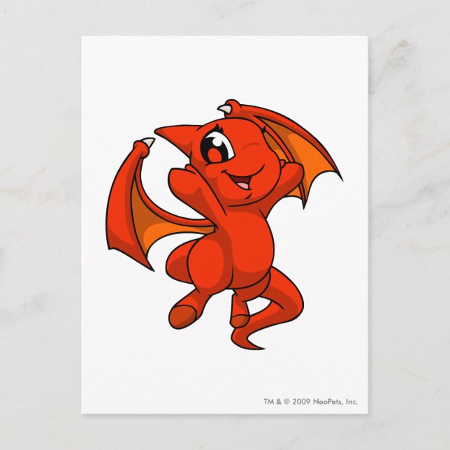Shoyru Red Postcard (Front)