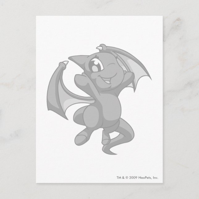 Shoyru Silver Postcard (Front)