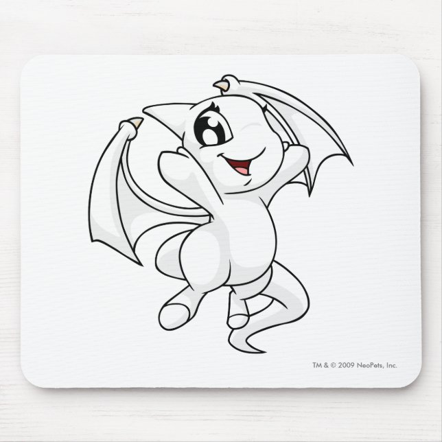 Shoyru White Mouse Mat (Front)