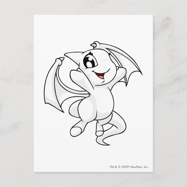 Shoyru White Postcard (Front)