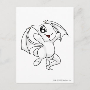 Shoyru White Postcard