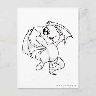 Shoyru White Postcard