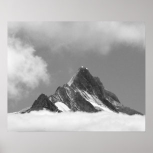 Shreckhorn summit, 3741 m. from Faulhorn, Poster