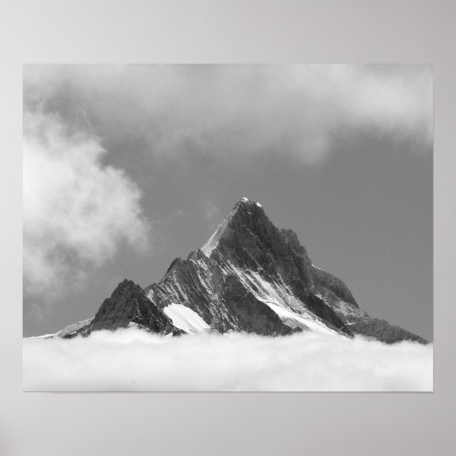 Shreckhorn summit, 3741 m. from Faulhorn, Poster (Front)