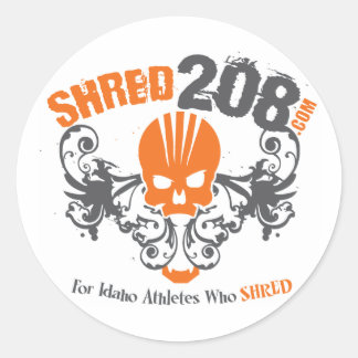 SHRED208.COM STICKER