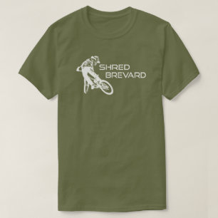 Shred Brevard North Carolina Mountain Biking T-Shirt