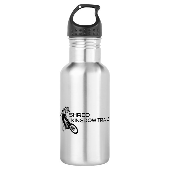 Shred Kingdom Trails Vermont Mountain Biking 532 Ml Water Bottle (Front)